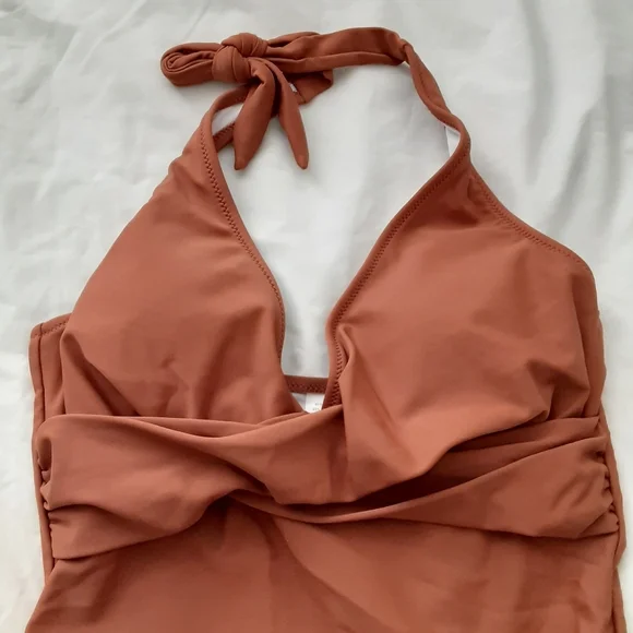 Brown one piece swimsuit, S - Picture 5 of 5